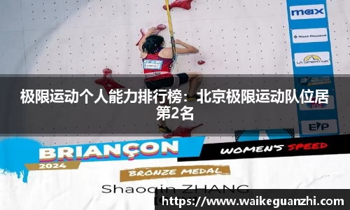 极限运动个人能力排行榜：北京极限运动队位居第2名