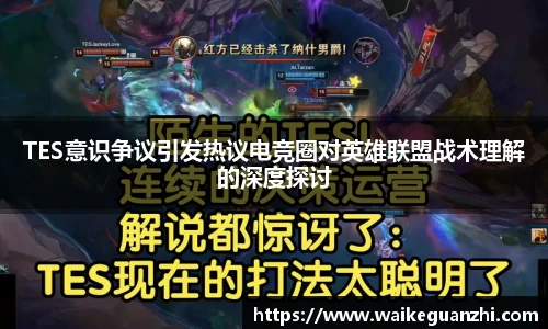 TES意识争议引发热议电竞圈对英雄联盟战术理解的深度探讨